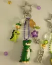 Llavero // Mofusand - Dinosaurio🦖 • rana 🐸