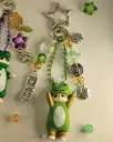 Llavero // Mofusand - Dinosaurio🦖 • rana 🐸