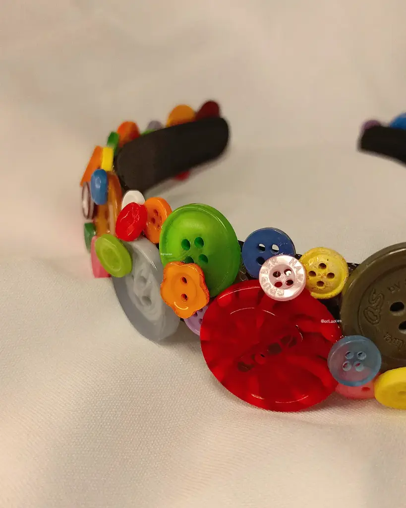 Diadema // Botones de Colores 🎨
