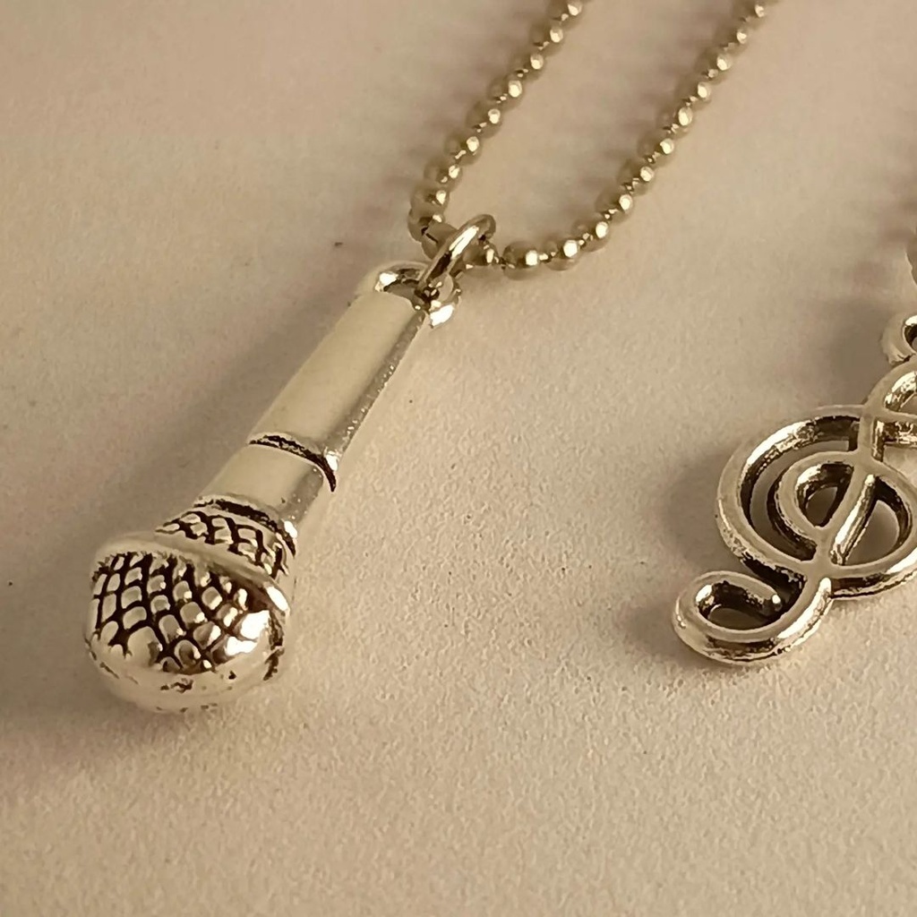 Collar de micrófono // nota sol (*・x・)/