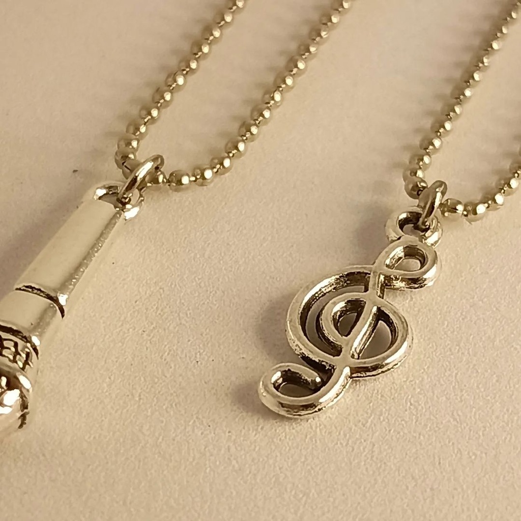 Collar de micrófono // nota sol (*・x・)/