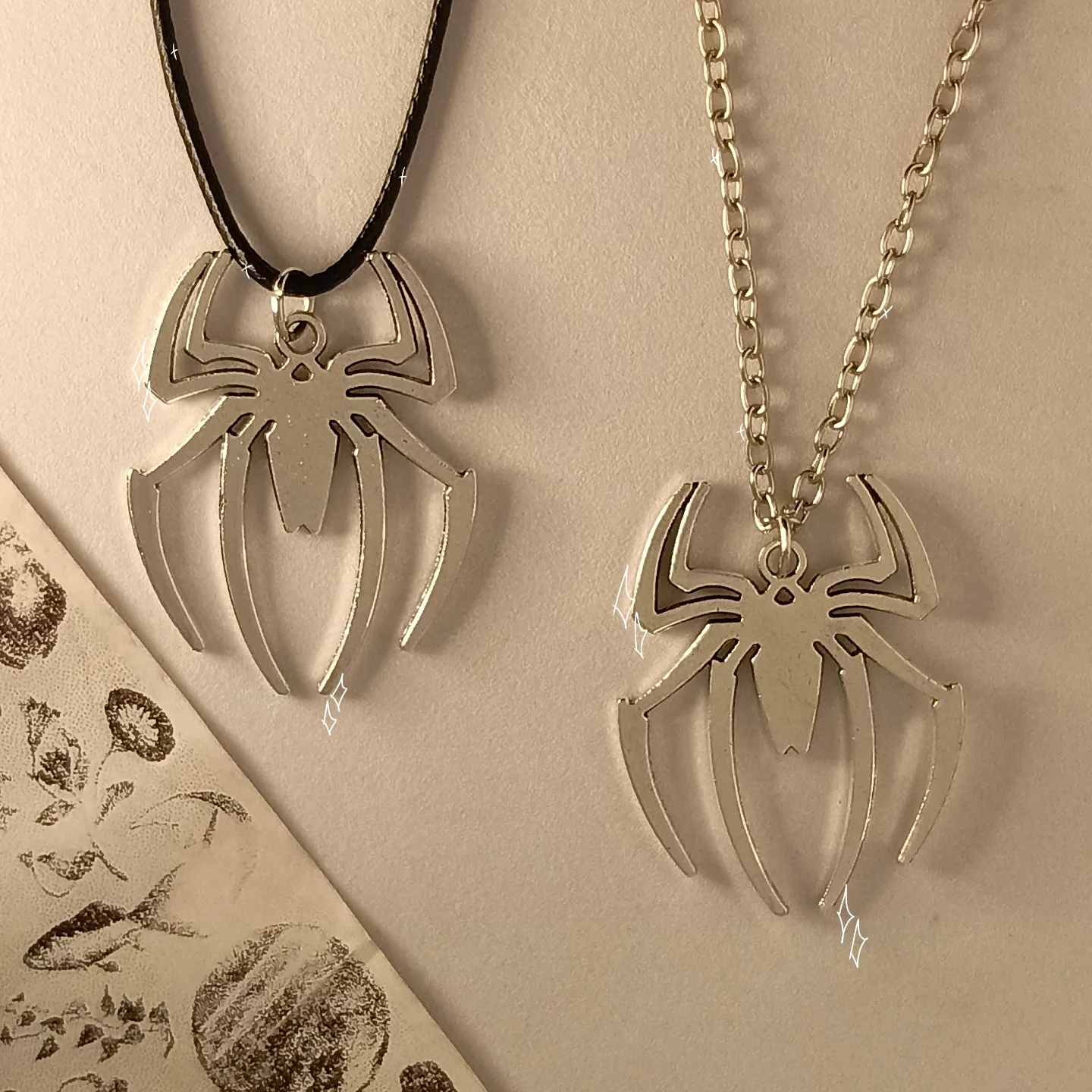 Collar de araña // acero inoxidable // 🕷