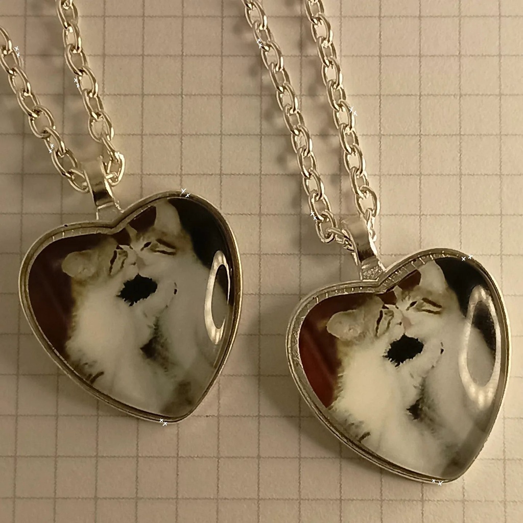 Collar // Gatos besándose // 🐱❤🐱