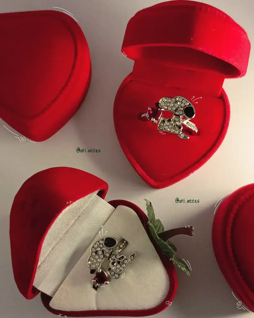 Caja para Anillo // Fresa 🍓 x Corazón ❤