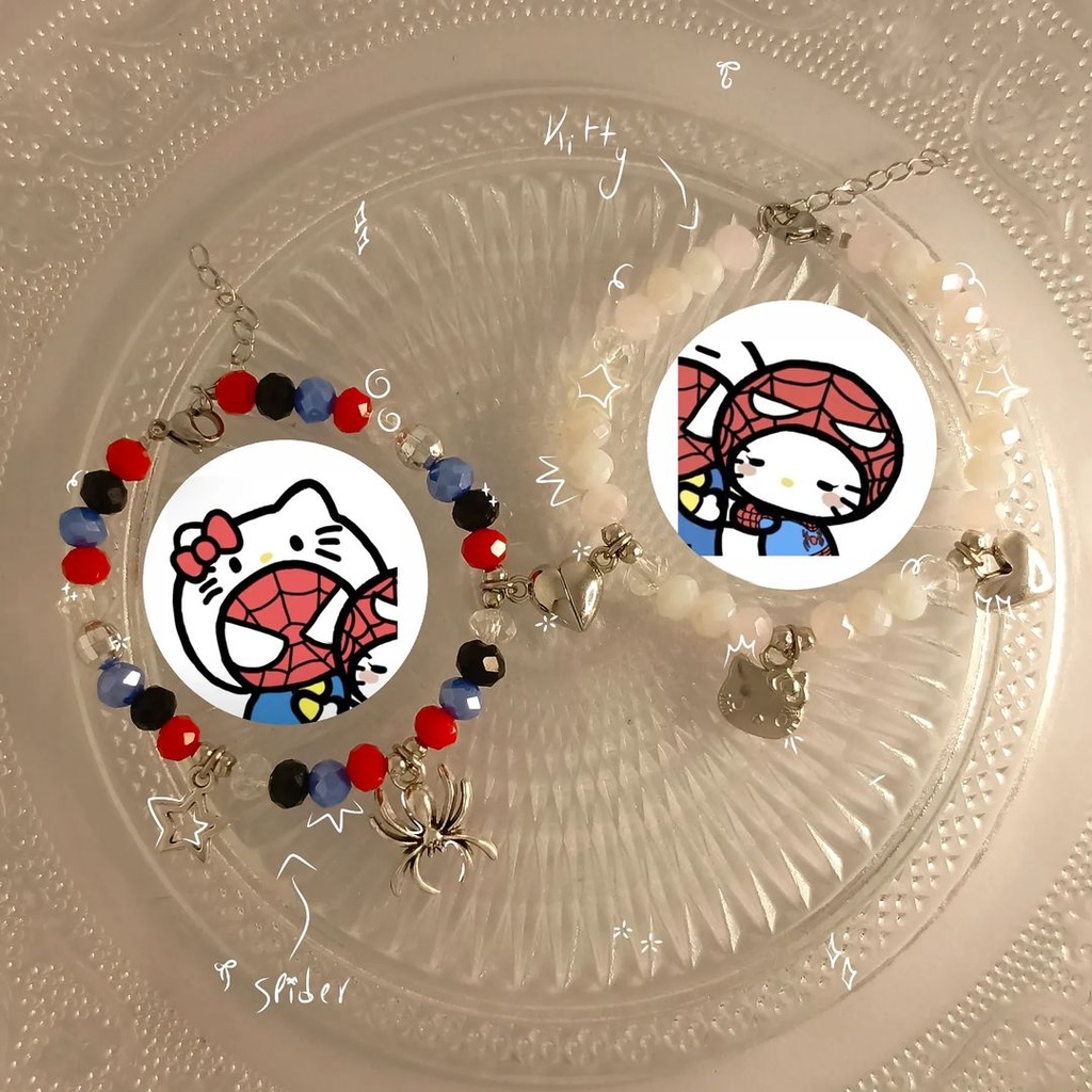 Manilla duo spiderman X hello kitty